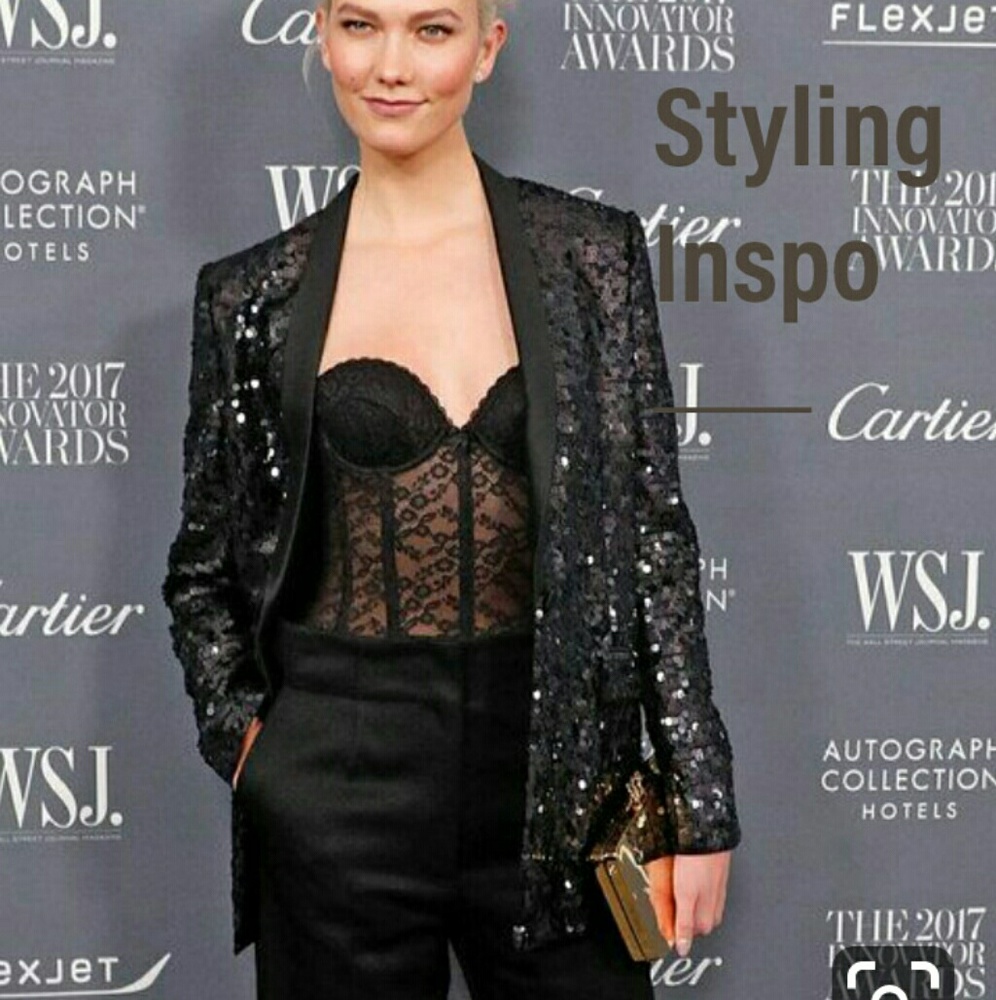 🆕🌟Silver Threaded Bomber Jacket 🌟 - Picture 3 of 8